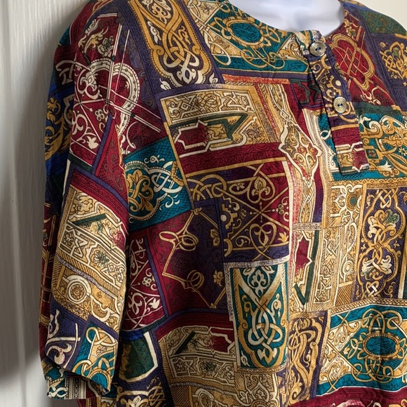 Plus Preferred Multicolor Blouse Size 20W/40 - Picture 5 of 9